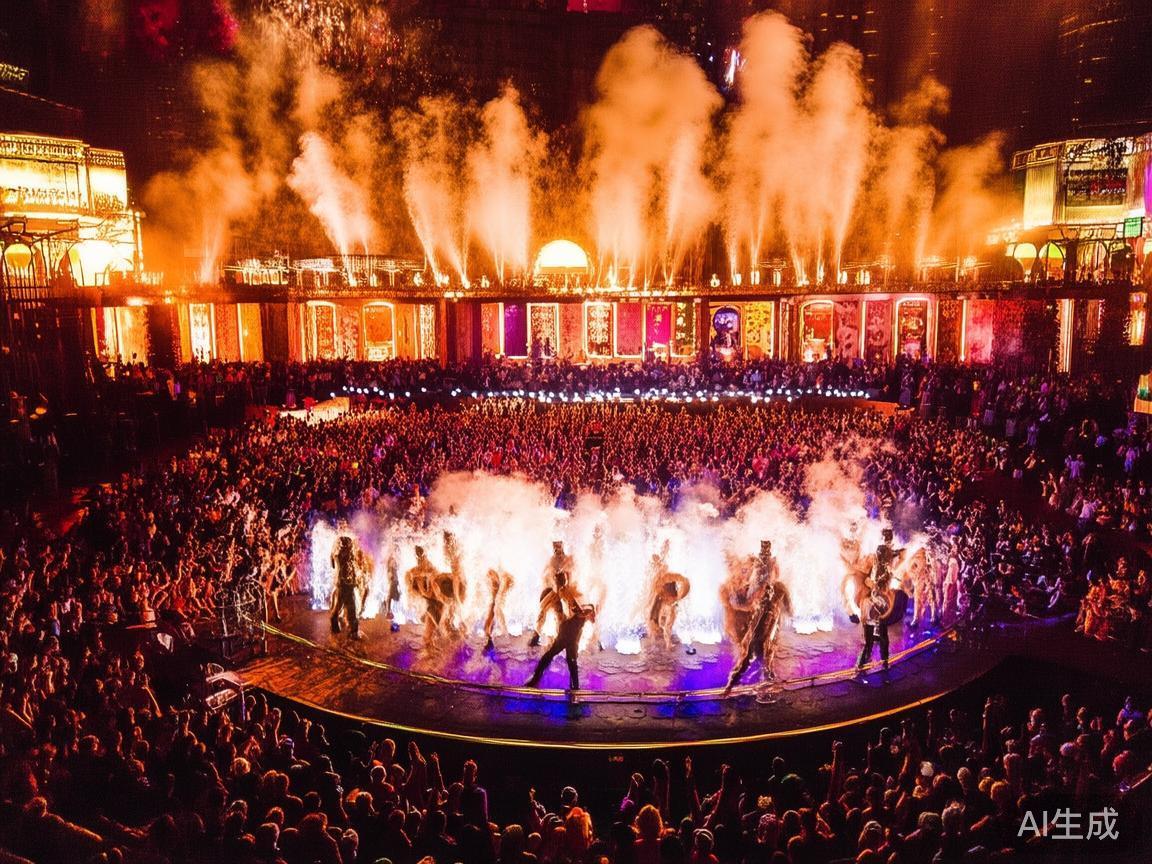 在澳门的繁华夜色中，每一次大型演出都能激起无数热情