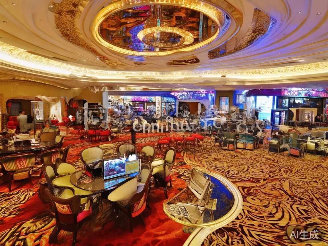 在澳门这个全球闻名的赌城中，皇家赌场以其豪华的环境